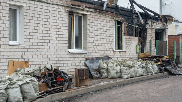 Professional Fire Damage Removal technician working in North Bend, WA